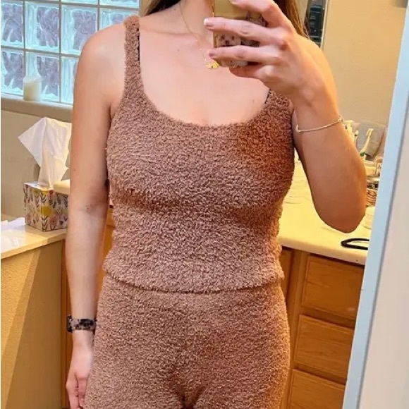 SKIMS Cozy Set- Rose - Picture 3 of 4